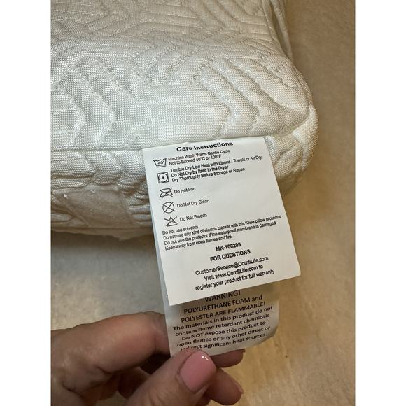 ComfiLife Orthopedic Knee Pillow and Leg Pillow for Sleeping - 100% Memory Foam - Picture 2 of 6